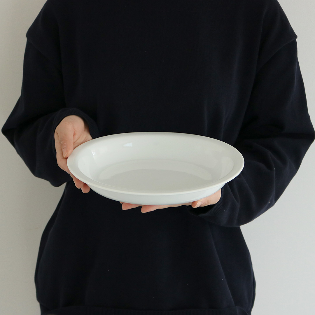 CMA Clay｜プレート・深皿（Oval Deep / White）｜1616 / arita japan