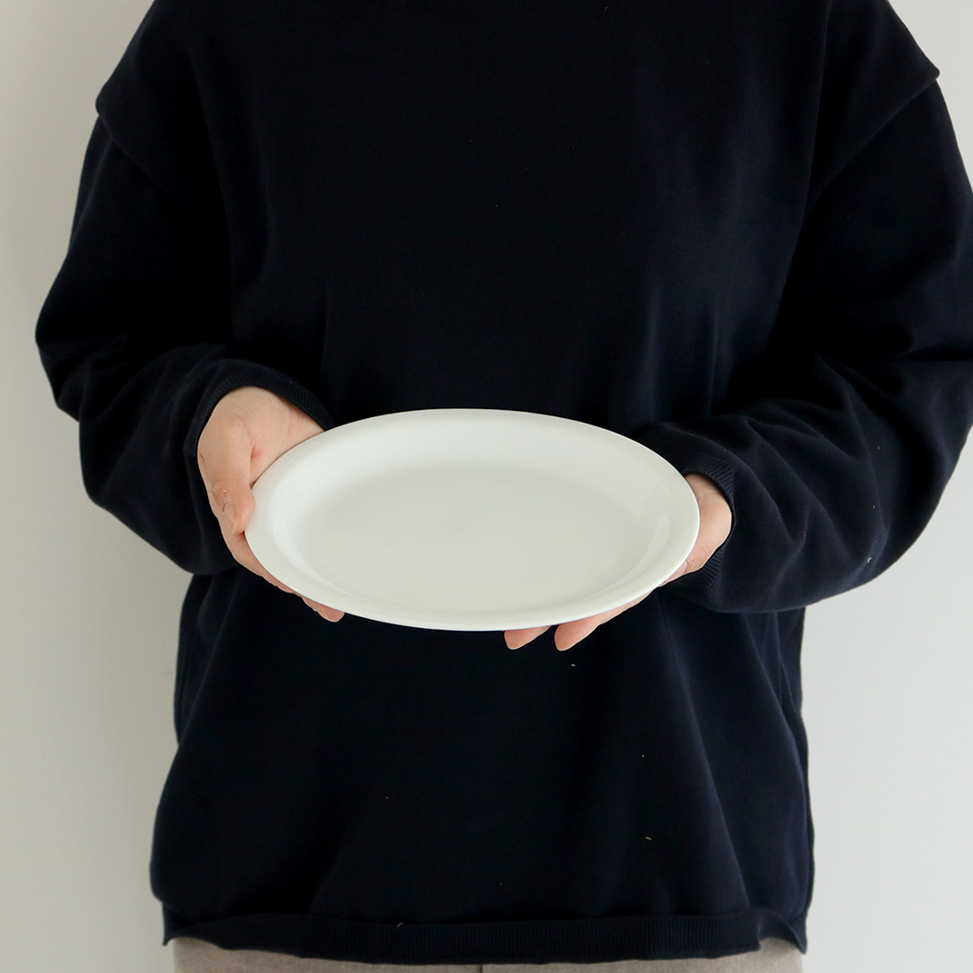 CMA Clay｜プレート・平皿（Oval Flat / White）｜1616 / arita japan