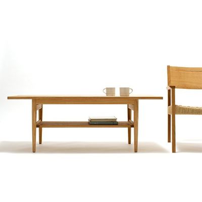 Glass Top Table +Sliding Tray［ガラストップ テーブル］｜ロー