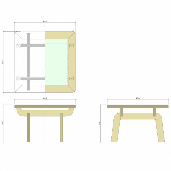 graf 3/6 Coffee Table Square コーヒー テーブル 3/6 Coffee Table Square［サブロク コーヒーテーブル スクエア