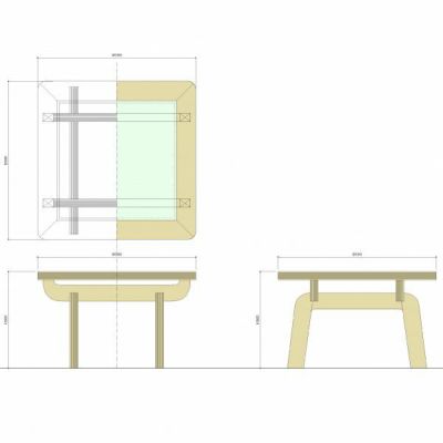 3/6 Coffee Table Square［サブロク コーヒーテーブル スクエア］｜コーヒーテーブル（正方形）｜Narrative - graf