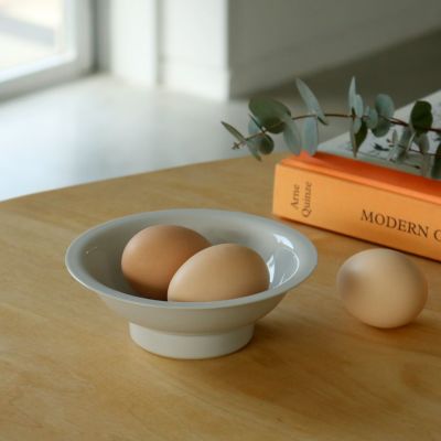 小物 RURUR CMA Clay｜ボウル（Soft Deep Rim / Earth Grey）｜1616 / arita japan