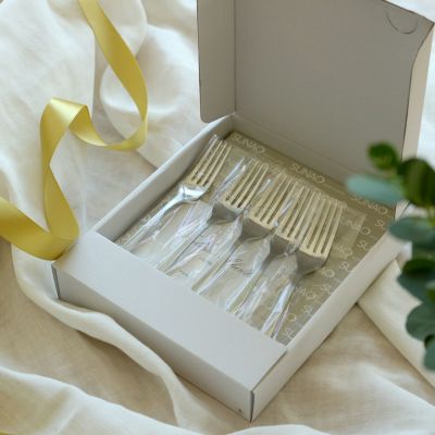 cake fork 5pieces set［ケーキフォークセット］｜カトラリーミニギフトセット｜SUNAO - graf