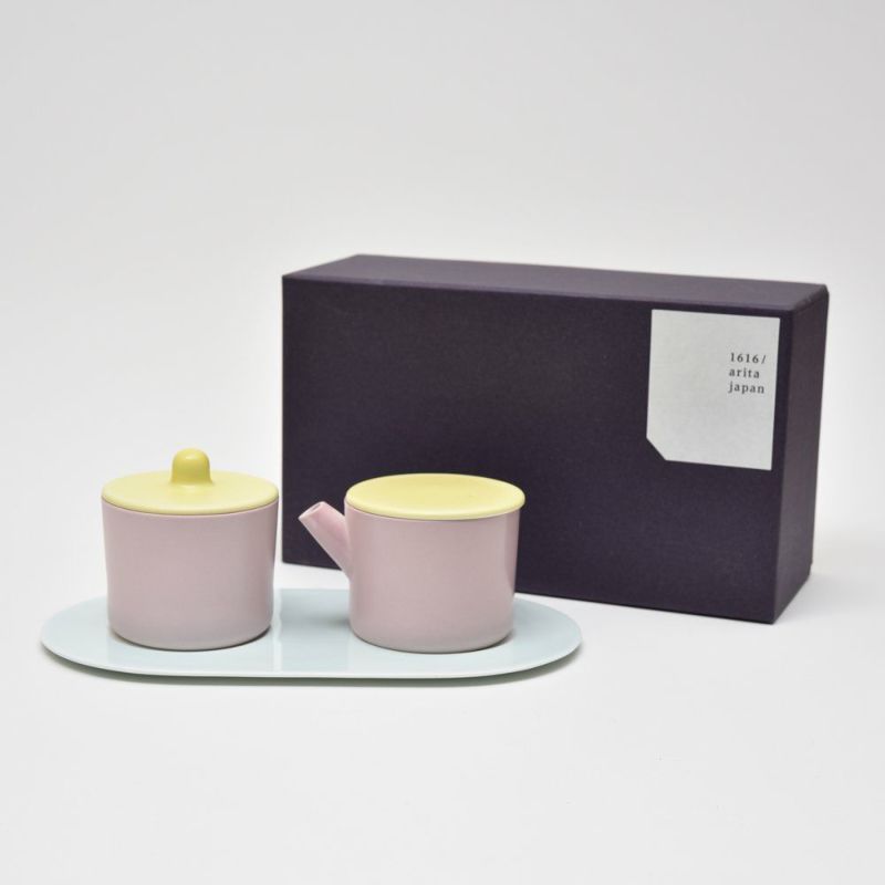 ミルク&シュガーポット|S&B Milk Can & Sugar Can & Platter ミルク&シュガーポット|S&B Milk Can & Sugar Can & Platter