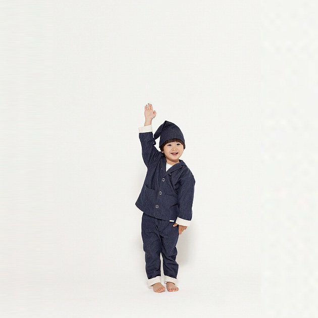 NOWHAW “day” pajama #denim KIDS | graf online shop