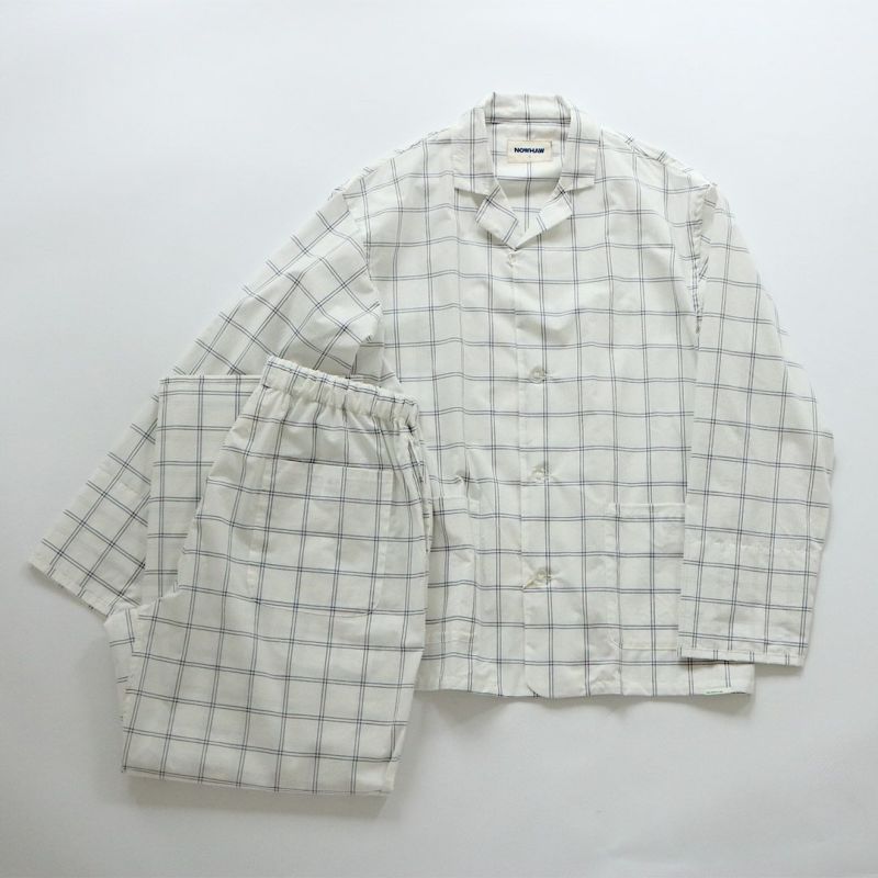 day” pajama #white×navy｜パジャマ・ナイトウェア・寝間着