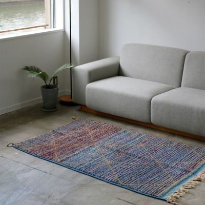 Amazon｜萩原 ウィルトンラグ 約100×140cm 「BOHO」 ベニワレン