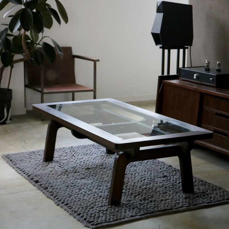 SALE］3/6 Coffee Table / koushi wide graf brown Narrative / 3/6