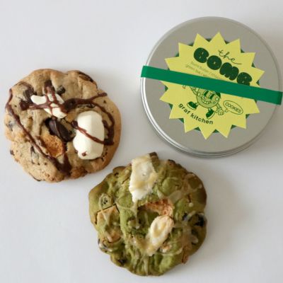 the BOMB | スモアクッキー（焦がしバターチョコくるみ・緑茶