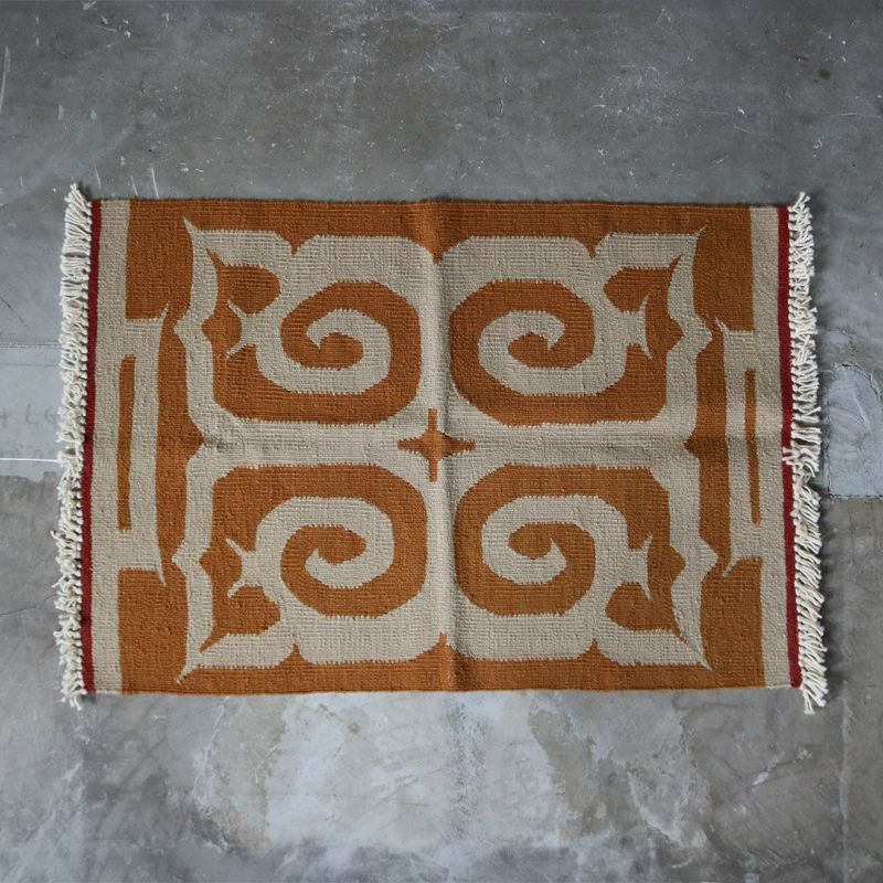 KILIM RUG［キリムラグ］No,19737｜マット・織物（yellow）｜MURASAKI