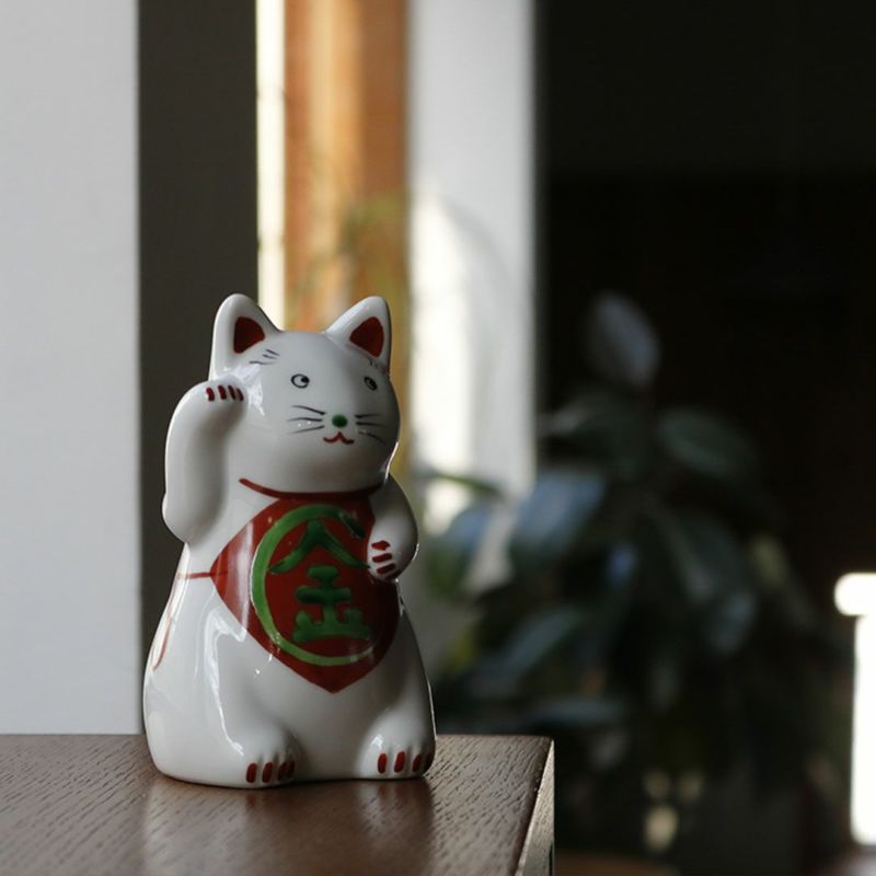 招き猫 まねきねこ 鉄器 鈴 福猫 福 来福 置物 オブジェ インテリア